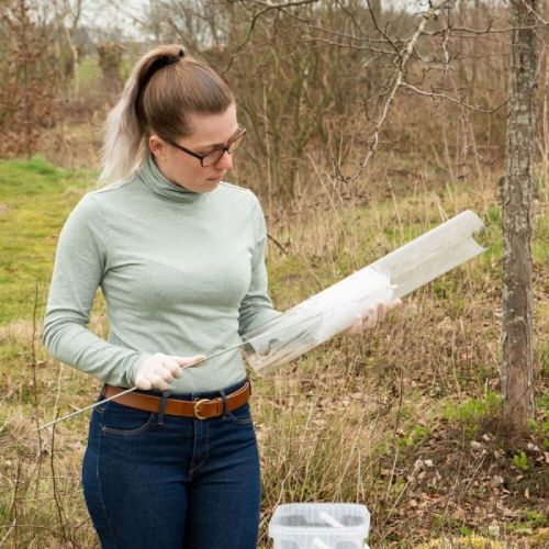 Schoonmaakborstel voor o.a. voedersilo's
