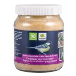 Pindakaas voor tuinvogels met meelwormen